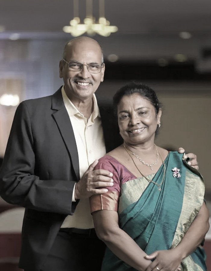 Pastor T.V. Gopinathan and Ponnamma