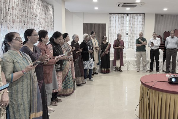 Elders Connect fellowship moment